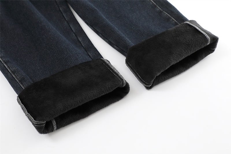 Γυναικείες τζιν από ντένιμ με ελαστική μέση, μπροστινό κούμπωμα με κουμπιά και φαρδιά γραμμή παντελονιού, Άνοιξη 2022