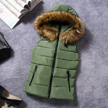 Ženski vest, stojeći ovratnik, produženi kroj, poliester tkanina, 95% poliester sadržaj