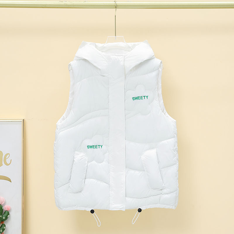 Ženski prsluk Snow ogeron | Uobičajeni stil prsluka | Polo ovratnik | Chenille tkanina | Spandeks <30%