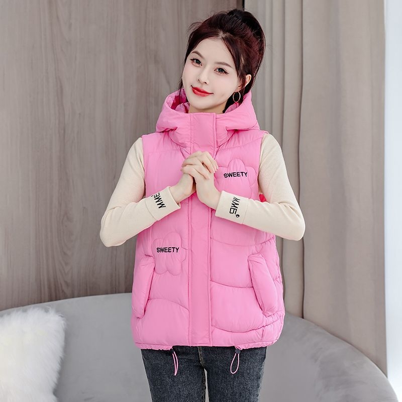 Ženski prsluk Snow ogeron | Uobičajeni stil prsluka | Polo ovratnik | Chenille tkanina | Spandeks <30%