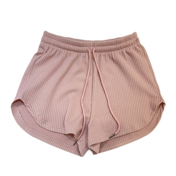 Ženske sportske šorceve, visok pojas, labav kroj, široke nogavice, poliester (90–95%), ljeto 2024