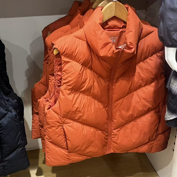 URAZ Vestă fără mâneci pentru femei cu guler înălțat, croială scurtă, material Rayon, Toamna 2025
