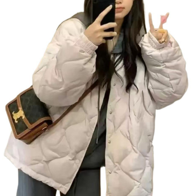 Ženska zimska jakna u korejskom stilu, širok kroj za sitnije figure