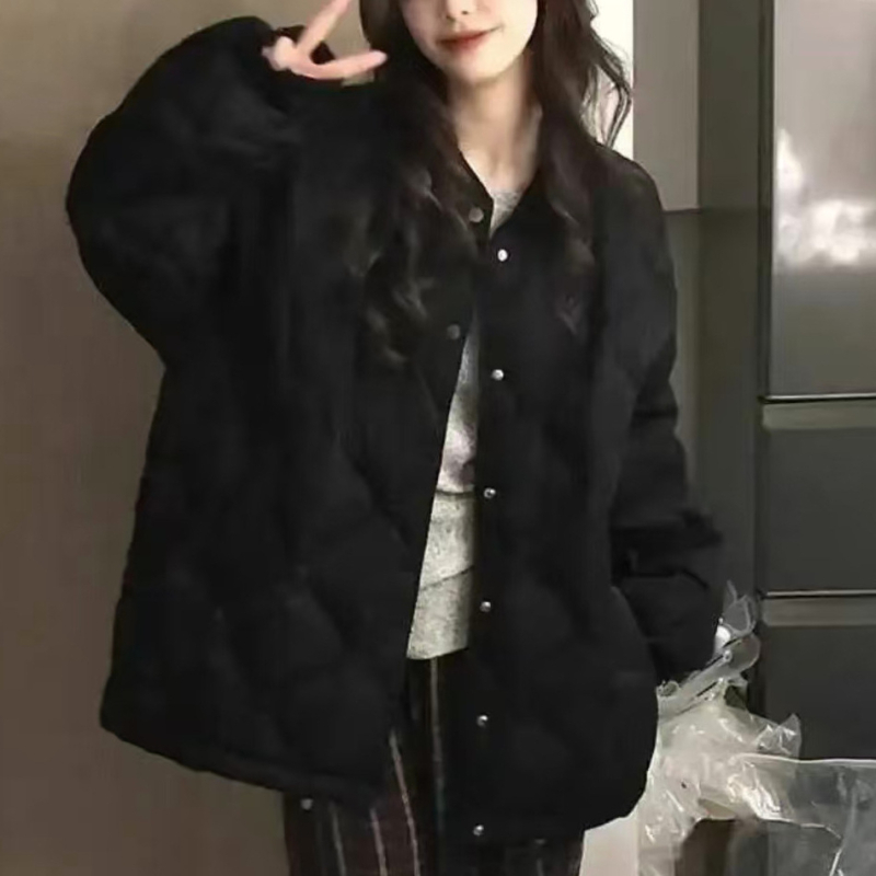 Ženska zimska jakna u korejskom stilu, širok kroj za sitnije figure