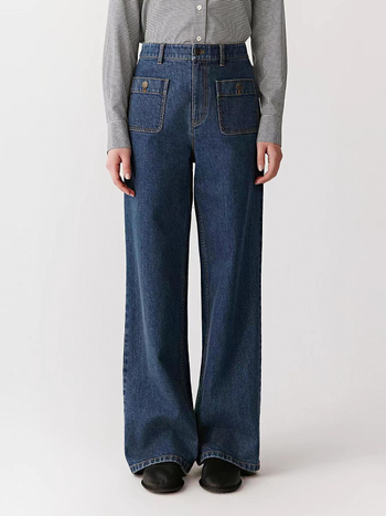 Женски дънков комплект: дънково яке и дънки, памук-еластичен деним, дълги ръкави, Яка: Ревер, Обикновена дължина 50–65 cm (Дънков плат; Памук 95%+; Версия: конвенционална; Сезон: есен 2025)