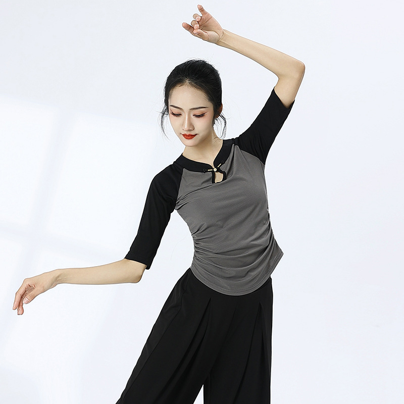 Ženski set za moderan plesni trening, ljeto 2025; tkanina: Druga; Glavni sastav tkanine: Drugi; Sadržaj tkanine: 90–95%