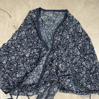 SN189 Szabad mintás len kardigán — casual, retro, nyár 2025, 95% len