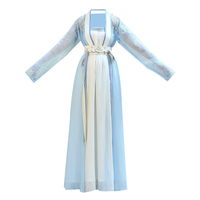 Hanfu virágmotívummal és nemzeti stílussal, univerzális modell; Márka: Other; Anyag neve: pamutszál; Fő anyag összetétel: kecskebőr; Év/szezon: univerzális modell