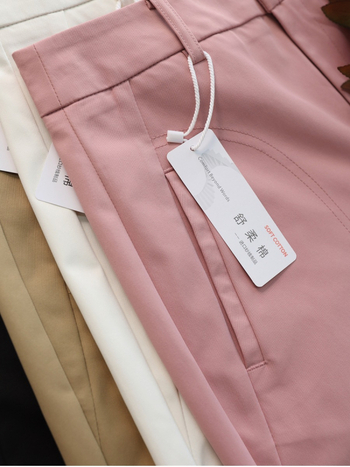 Дамски бермудски шорти с висока талия, силует A‑линия, лека материя, полиестерен бленд ≥95%, стил костюм, без еластичност