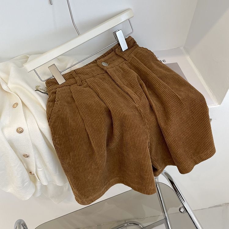 Pantaloni casual evazați pentru femei, lungime 3/4, țesătură poliester-lână, cu buzunare