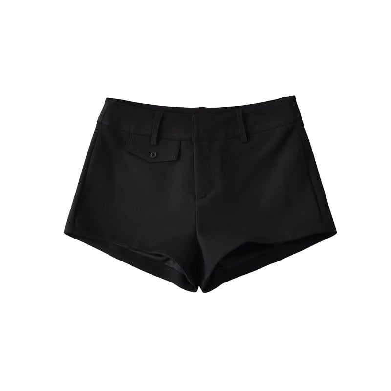 Жени къси панталони с висока талия, еластичен спандекс, прилепнала кройка, летна колекция 2025