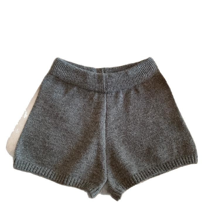 Висока талия плетени шорти – полиестер 95%+, спандекс до 30%, къси, висока еластичност, умерена дебелина