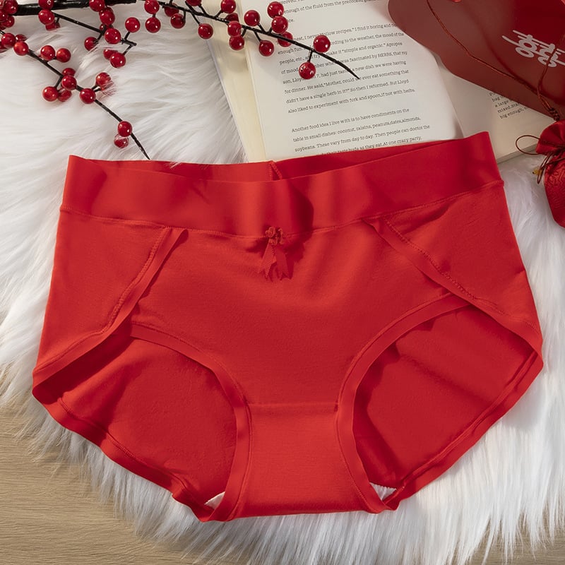 Chiloți femei cu talie medie, material viscoză, căptușeală din bumbac în zona inghinală, respirabili, fără urme