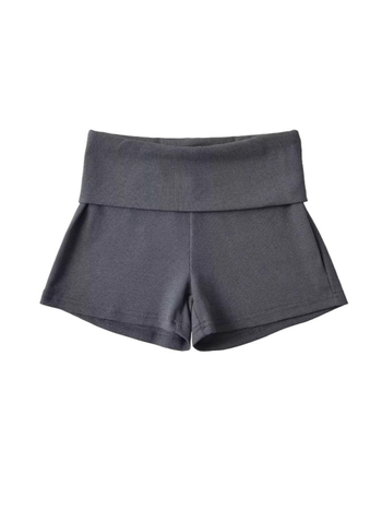 Дамски къси спортни панталони с висока талия, полиестер, съдържание 70–80%, микроеластичност, тънък плат
