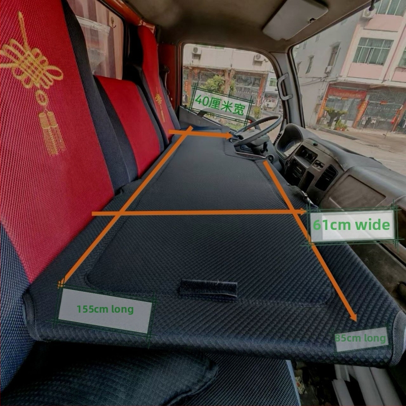 L6F Saliekamā automašīnas gulta – priekšējās sēdvietas guļvieta, universāls auto matrac, Materiāls: Flocking; Automātiska uzpūšana