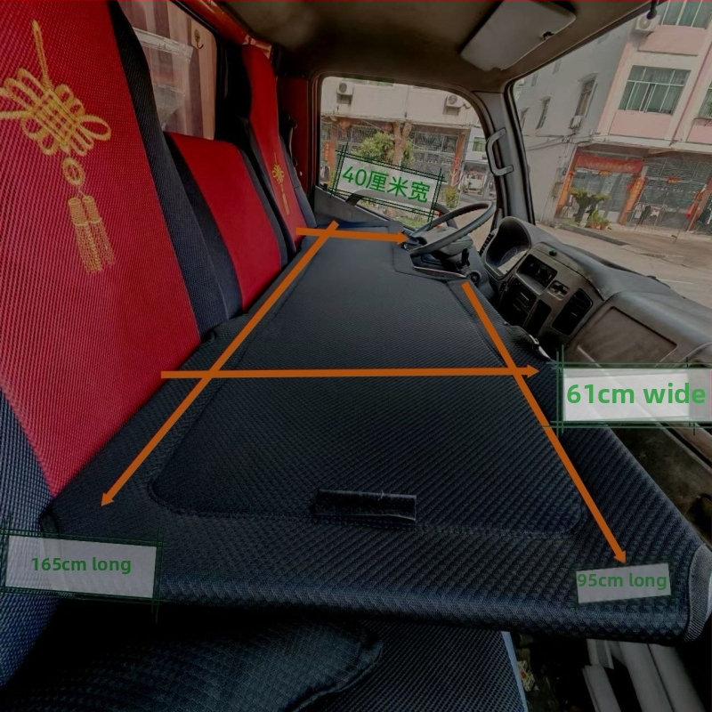 L6F Saliekamā automašīnas gulta – priekšējās sēdvietas guļvieta, universāls auto matrac, Materiāls: Flocking; Automātiska uzpūšana