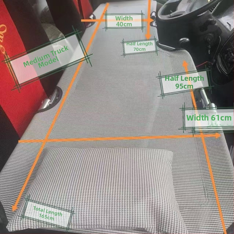 L6F Saliekamā automašīnas gulta – priekšējās sēdvietas guļvieta, universāls auto matrac, Materiāls: Flocking; Automātiska uzpūšana