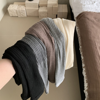 Καλσόν με πλέγμα διακοσμητικό, αναπνεύσιμο ύφασμα Tencel (Lyocell), μεσαίας πυκνότητας, κορεάτικου στυλ