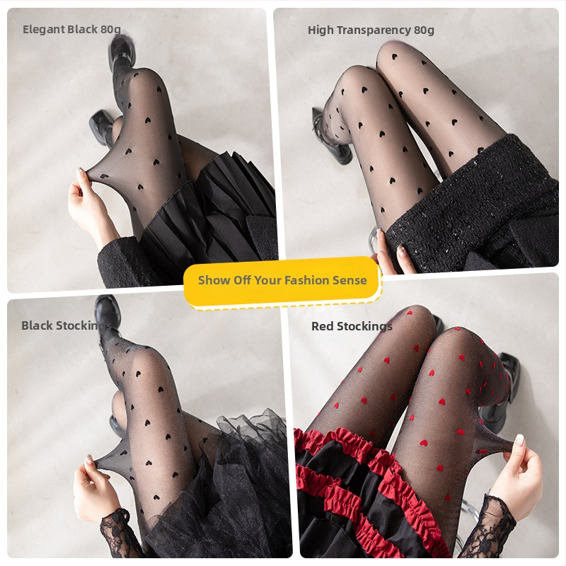 FEELIB Чорапогащи с естествен вид, модел с вълнообразна точкова шарка, найлонова тъкан, повдигане на ханша, оформяне, невидим ефект, плътни