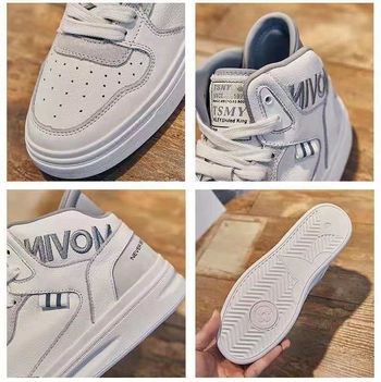 Ženske visoke tenisice od prave kože, gornji dio od kože kravljeg podrijetla, gumeni potplat, EVA ulošak, pamuk podstava, visina narta 3–7 cm