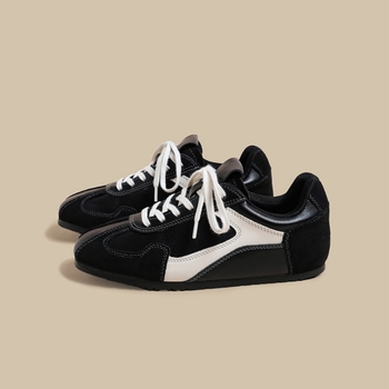 Adidași Forrest Gump cu partea superioară din super fiber, talpa din cauciuc, brană EVA, închidere cu șireturi, toc plat