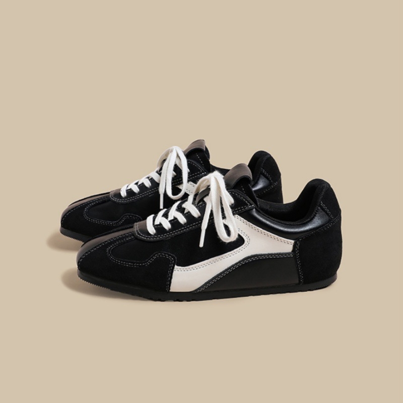 Adidași Forrest Gump cu partea superioară din super fiber, talpa din cauciuc, brană EVA, închidere cu șireturi, toc plat