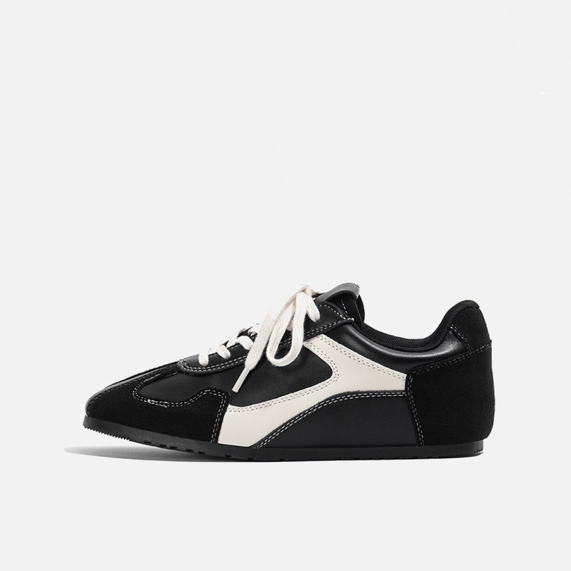 Adidași Forrest Gump cu partea superioară din super fiber, talpa din cauciuc, brană EVA, închidere cu șireturi, toc plat