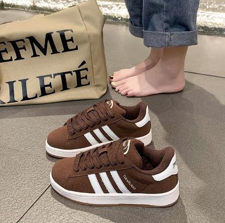 Sieviešu sporta kedas ar biezu zolīti, PU augšdaļa, gumijas zole, apaļa purngala, ar šņorēm