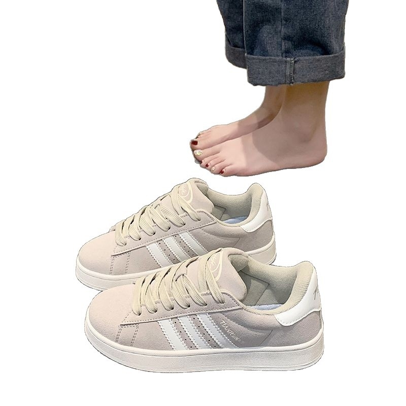 Sieviešu sporta kedas ar biezu zolīti, PU augšdaļa, gumijas zole, apaļa purngala, ar šņorēm