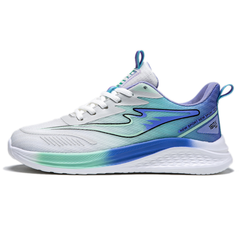 Unisex skrienošas kurpes ar elpojošu zivju zīda sietes augšdaļu, viegla EVA zole, šņorēšana, zems profils, apaļa purns