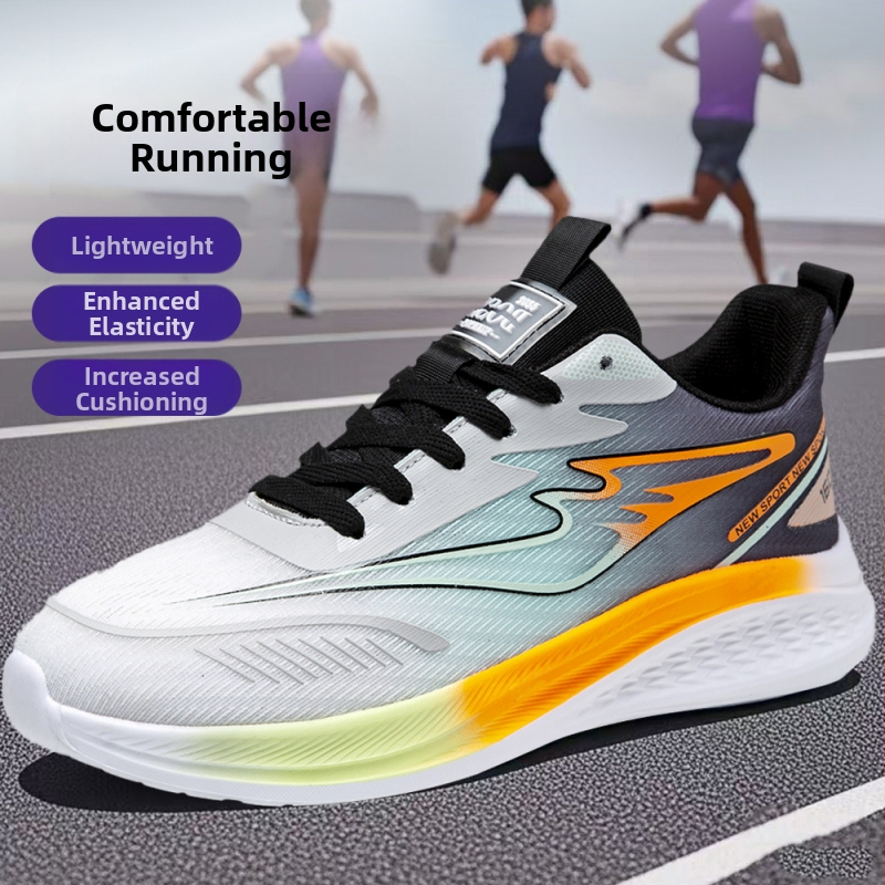 Unisex skrienošas kurpes ar elpojošu zivju zīda sietes augšdaļu, viegla EVA zole, šņorēšana, zems profils, apaļa purns