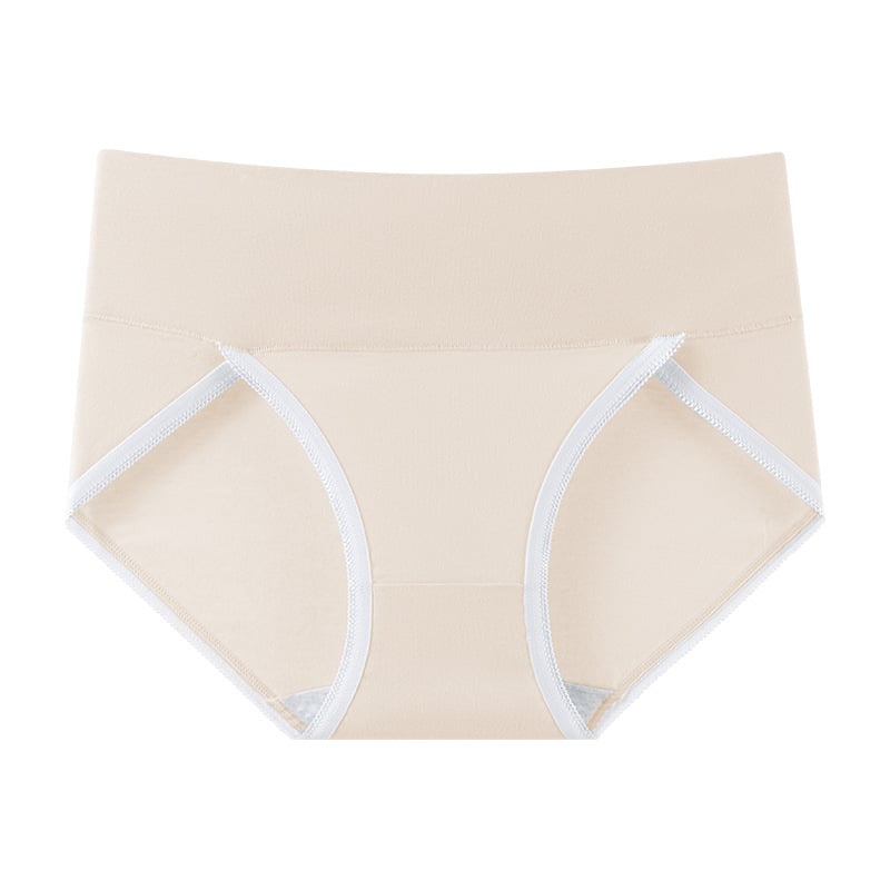 Γυναικείο βαμβακερό εσώρουχο με αντιβακτηριακή περιοχή, ψηλή μέση και βαθύ σκίσιμο