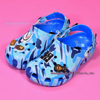 Unisex EVA kloogai su beždžionės galvos kamufliažu, neslidus padas, Cartoon Paradise stilius, 2025 m. pavasaris