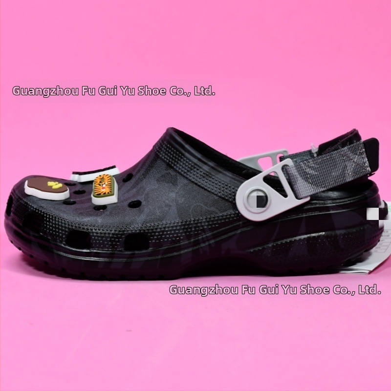 Unisex EVA kloogai su beždžionės galvos kamufliažu, neslidus padas, Cartoon Paradise stilius, 2025 m. pavasaris