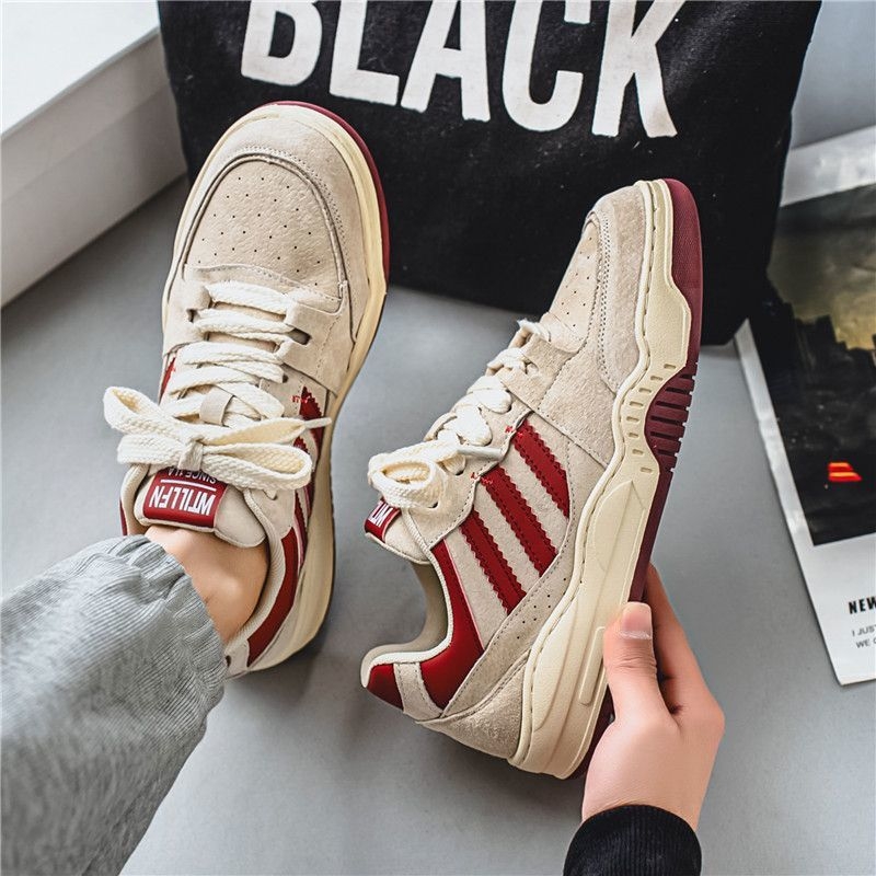 Vīriešu vaflī zoles kurpes – vieglas, elpojošas, augšdaļa no vairāku materiālu, PU zole, zems papēdis 1–3 cm, auklas