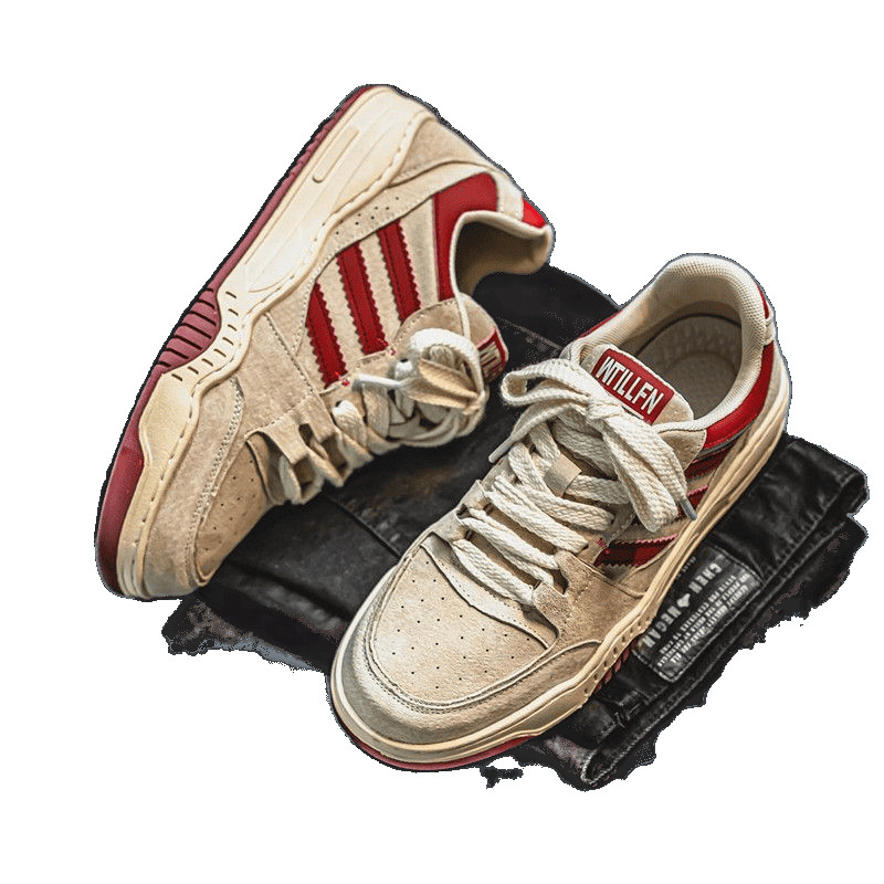 Vīriešu vaflī zoles kurpes – vieglas, elpojošas, augšdaļa no vairāku materiālu, PU zole, zems papēdis 1–3 cm, auklas