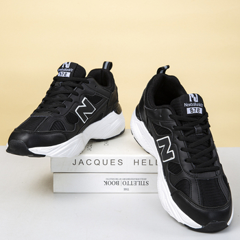 Unisex dad shoes – augšējā daļa PU+ sieta, elpojošs un ūdensizturīgs; zole gumija+ EVA; iekšējā zole EVA; universāls dizains; zems profils