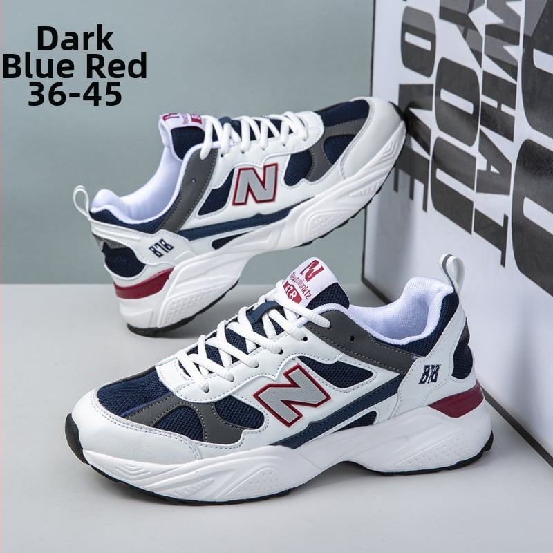 Unisex dad shoes – augšējā daļa PU+ sieta, elpojošs un ūdensizturīgs; zole gumija+ EVA; iekšējā zole EVA; universāls dizains; zems profils