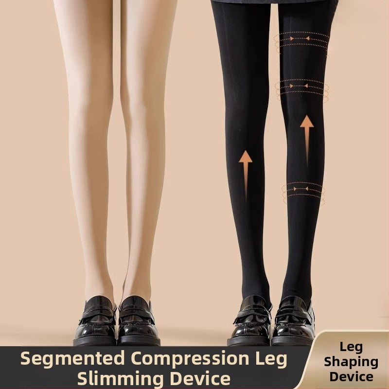 Нейлонови компресионни колготки за жени, средна дебелина, с крачета, оформят силуета и повдигат задните части, попиват пот, против триене, секси стил.