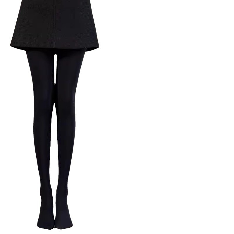 Нейлонови компресионни колготки за жени, средна дебелина, с крачета, оформят силуета и повдигат задните части, попиват пот, против триене, секси стил.