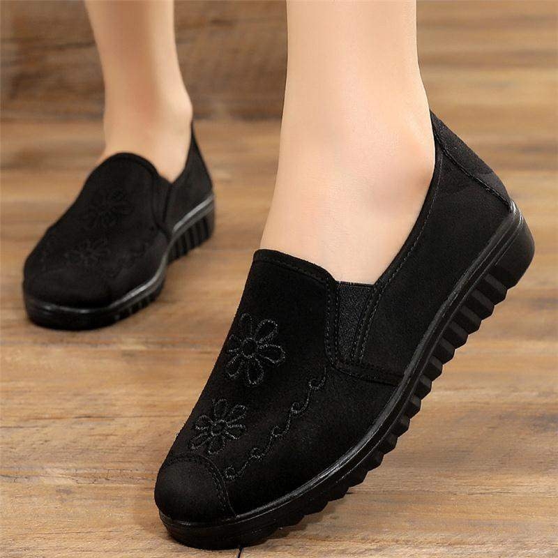 Rankų darbo medvilniniai bateliai, minimalistinis stilius, smailus pirštas, vidutinio aukščio viršus, kvėpuojanti konstrukcija