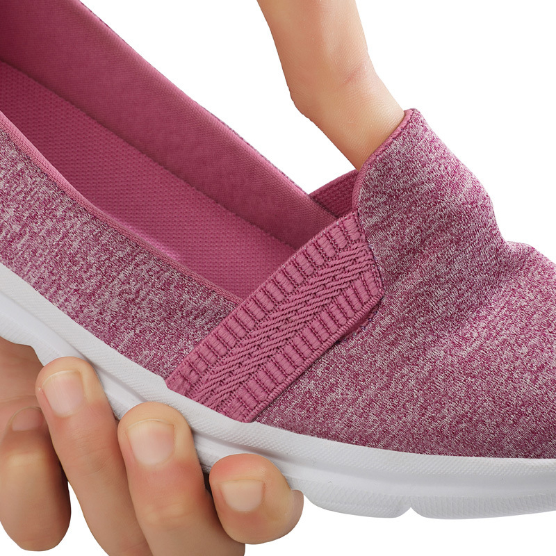 Ženske slip-on tenisice za slobodno vrijeme, prozračni mrežasti gornji dio, EVA ulošak, MD đon