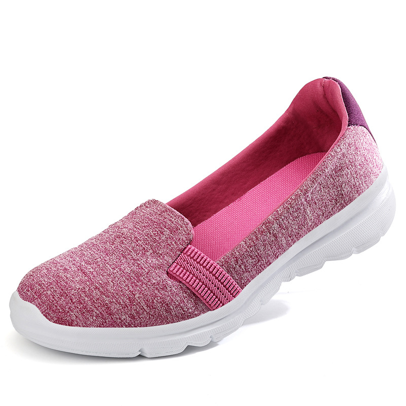 Ženske slip-on tenisice za slobodno vrijeme, prozračni mrežasti gornji dio, EVA ulošak, MD đon