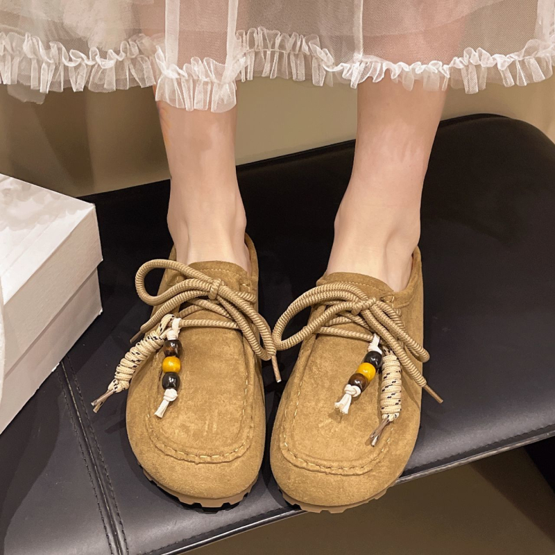 Sandale pentru femei, în stil Birkenstock, cu deget închis, slip-on, cu talpă groasă pentru creșterea înălțimii (partea superioară: nubuc de vițel; talpă: EVA; grosimea talpii: 0–3 cm; toc plat)
