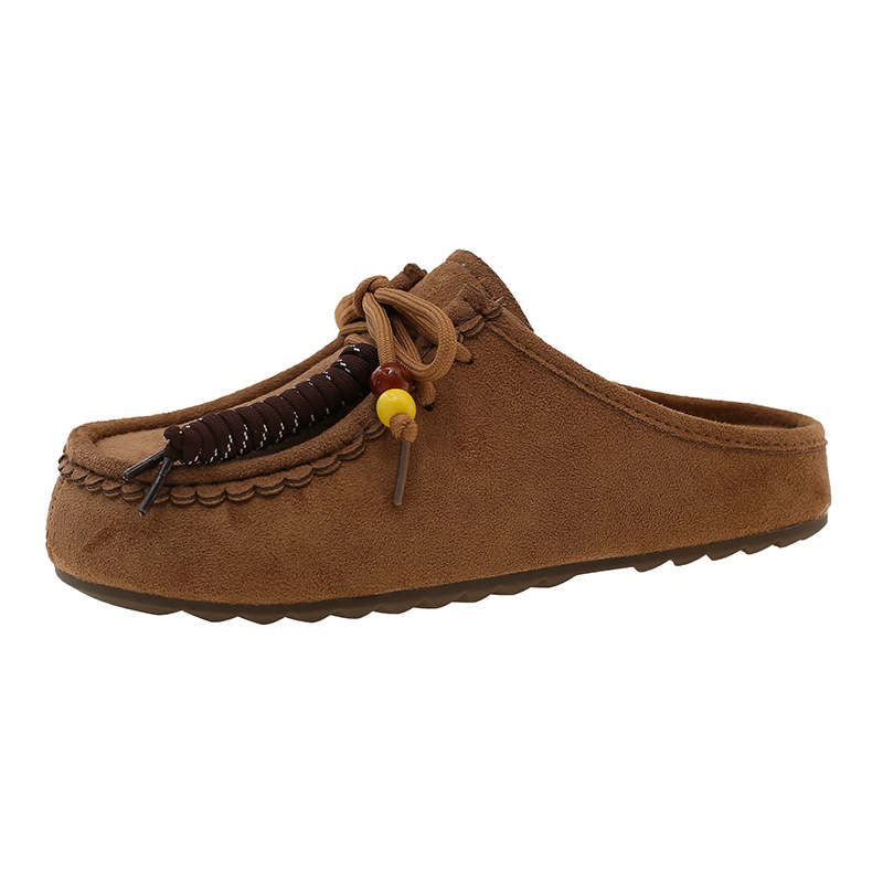 Moterys bateliai su stora padu, apvalia nosimi, velūrinė viršutinė dalis, guminis padas, aukštį didinanti įdėklas, slip-on