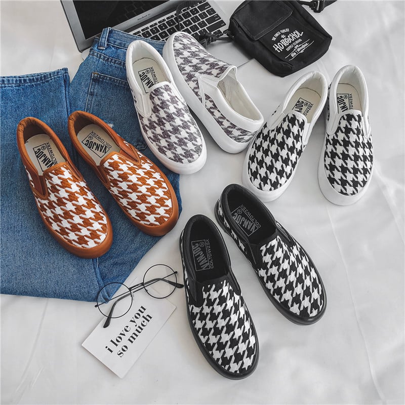 Unisex platnene Slip-On tenisice – proljeće, prozračne, niski kroj, vulkanizirana đon