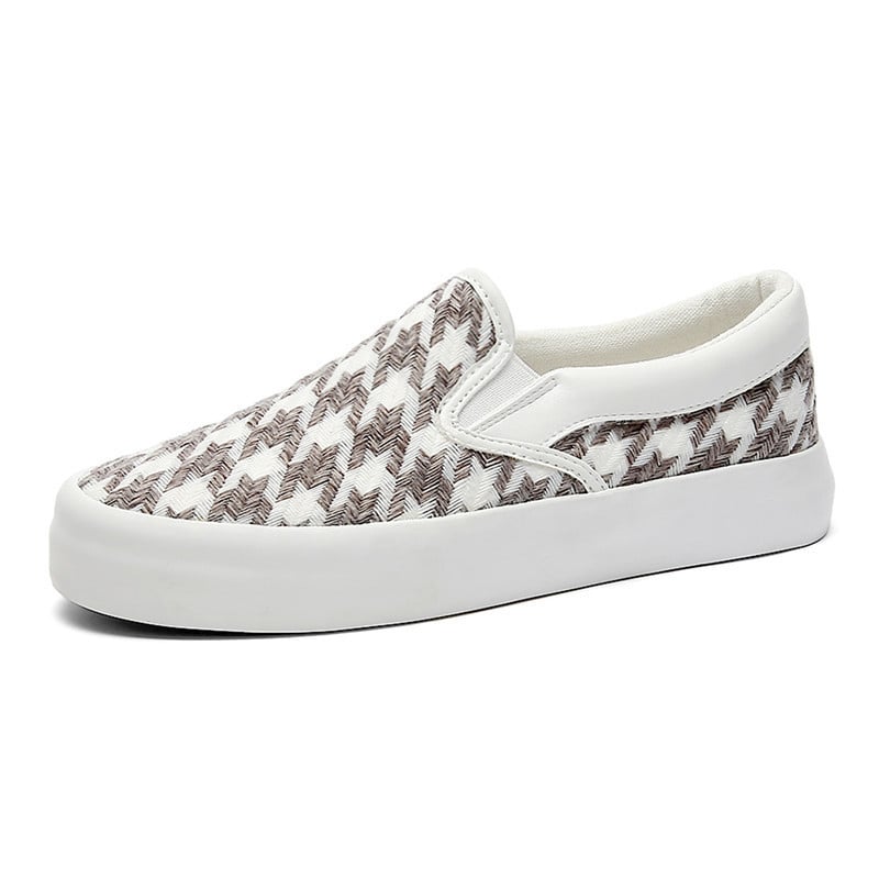 Unisex platnene Slip-On tenisice – proljeće, prozračne, niski kroj, vulkanizirana đon