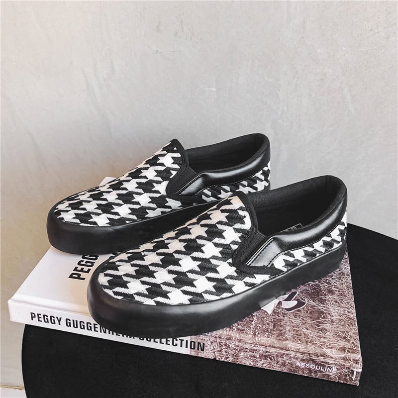 Unisex platnene Slip-On tenisice – proljeće, prozračne, niski kroj, vulkanizirana đon