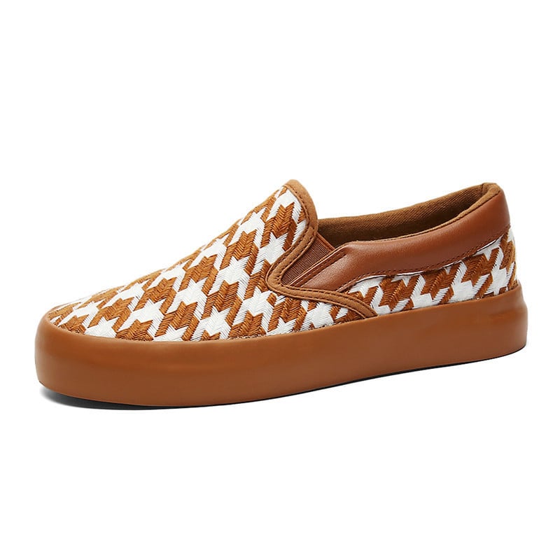 Unisex platnene Slip-On tenisice – proljeće, prozračne, niski kroj, vulkanizirana đon