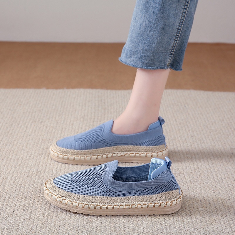 Ženske platnene tenisice u pekinškom stilu, ljetne mrežaste, slip-on, ravna mekana potplat, veličina 34